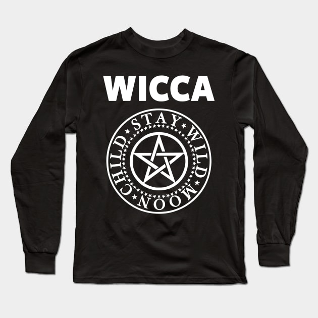 Wiccan Shirt & Wicca T-Shirt - Pagan shirt Long Sleeve T-Shirt by Tshirt Samurai